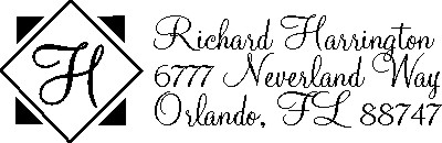 Address Stamps - Pre-Inked